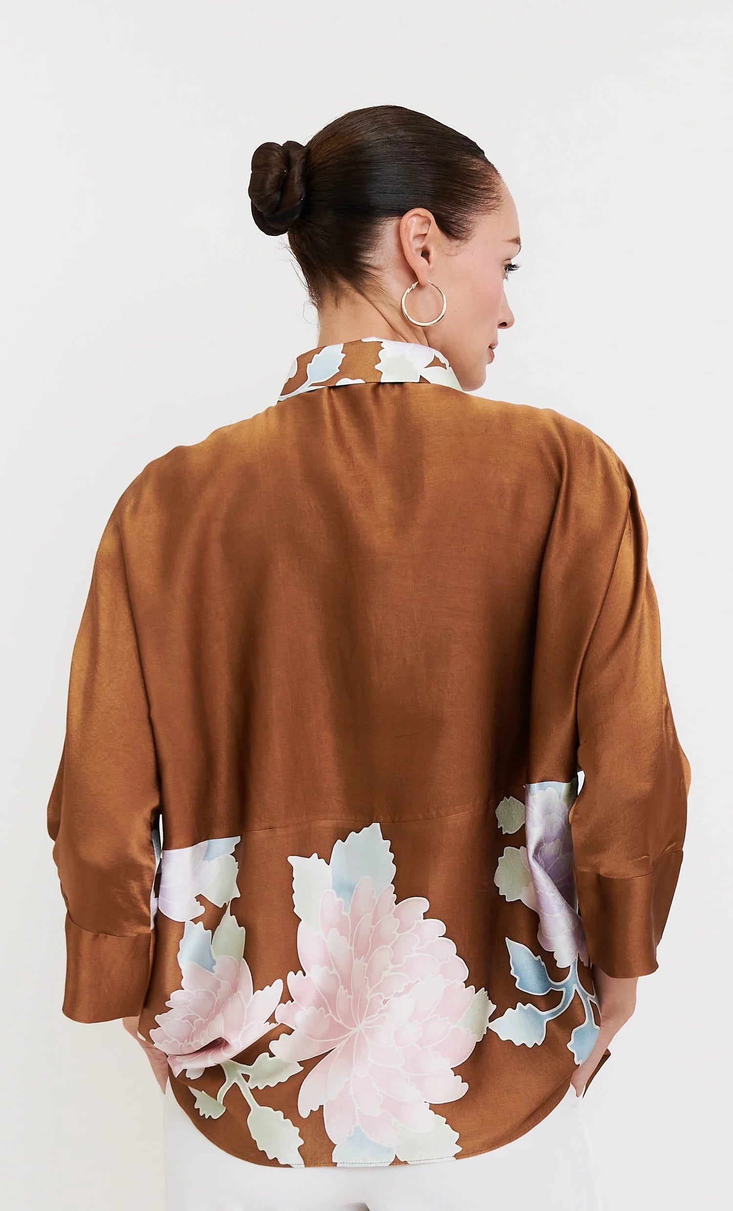 Peonies Satin Silk Co-Ord Set
